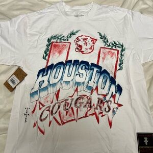 Mitchell & Ness White Houston Cougars Graphic Tee